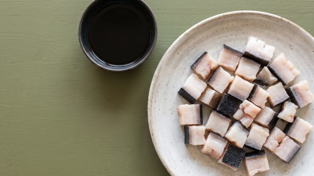 Cooked Mattak with Soy Sauce