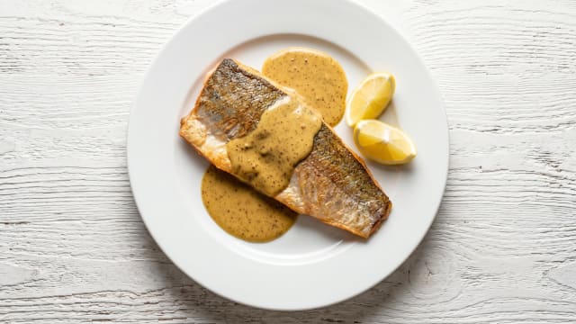 Pan-Fried Arctic Char with Mustard Butter