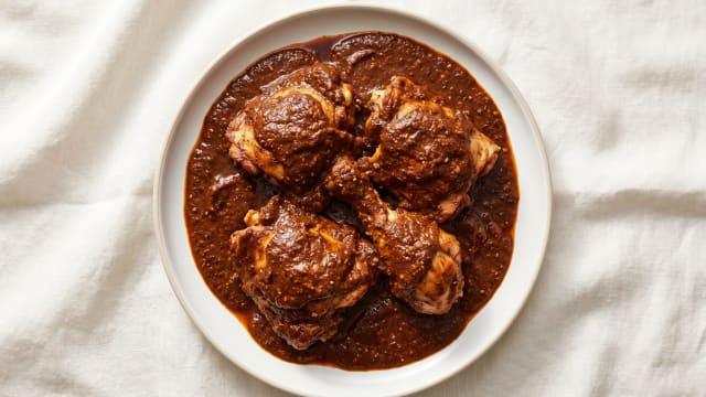 Pepián de Pollo (Chicken in Roasted Seed Sauce)