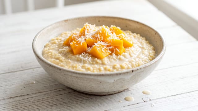 Guinea-Bissau-Style Sweet Coconut Millet