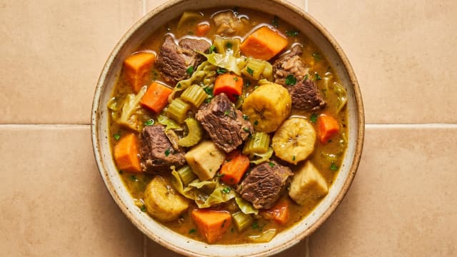 Bouyon Bèf (Beef and Root Vegetable Soup)