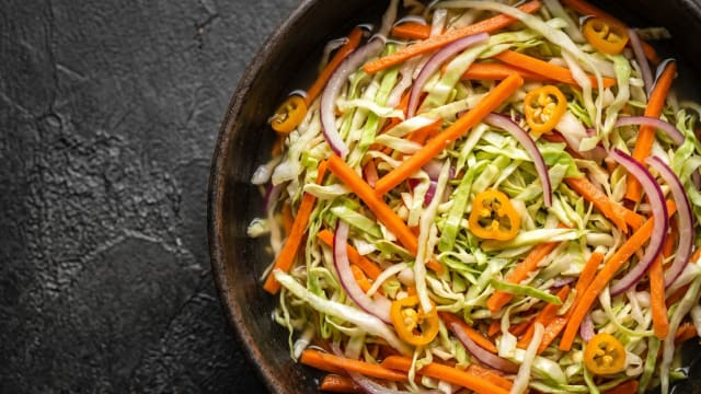Pikliz (Spicy Pickled Cabbage Slaw)