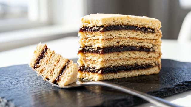 Vínarterta (Icelandic Layered Prune Cake)