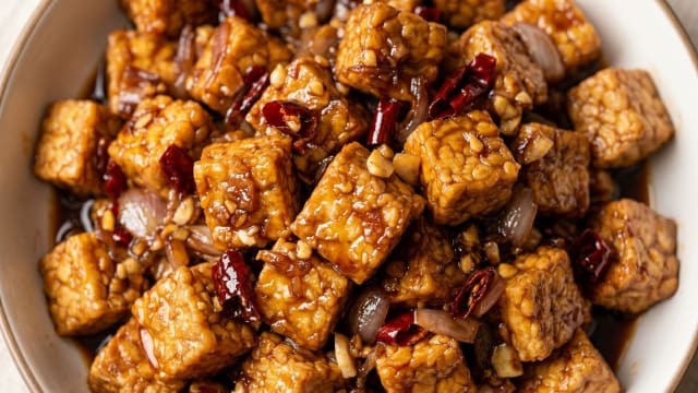 Orek Tempe (Sweet-Soy Tempeh)