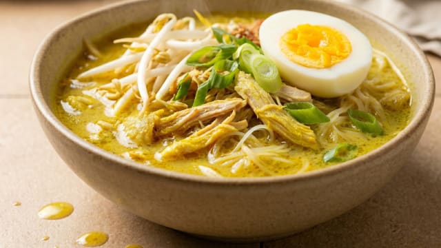 Soto Ayam (Turmeric Chicken Soup)
