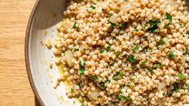 Ptitim (Toasted Israeli Couscous Pilaf)