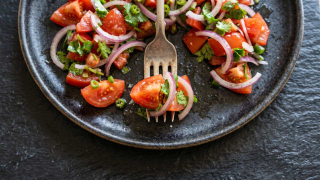 Kachumbari (Tomato and Onion Salad)