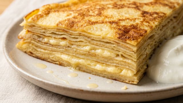 Flija (Layered Cream Pancake)