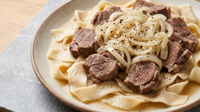 Beshbarmak (Lamb with Hand-Cut Noodles)