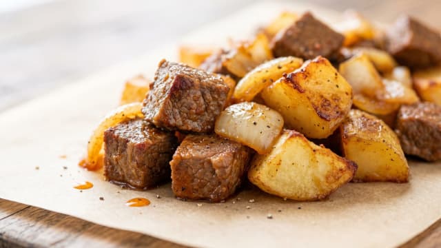 Kuurdak (Pan-Fried Beef and Potatoes)