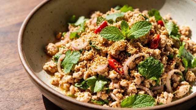 Larb Gai (Minced Chicken and Herb Salad)