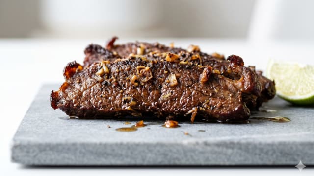 Sien Savanh (Dried Lemongrass Beef)
