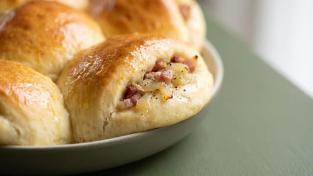 Pīrāgi (Bacon and Onion Buns)