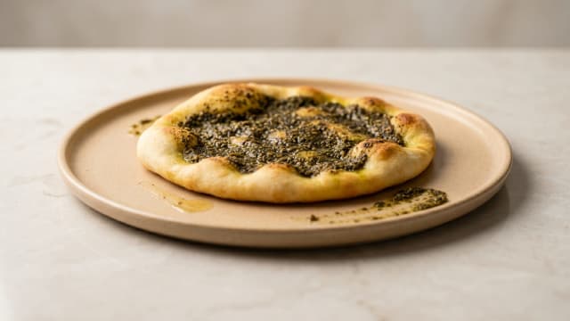 Manakish Za'atar (Za'atar Flatbread)