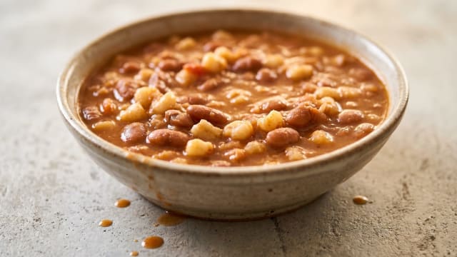 Lesotho-Style Bean and Hominy Stew