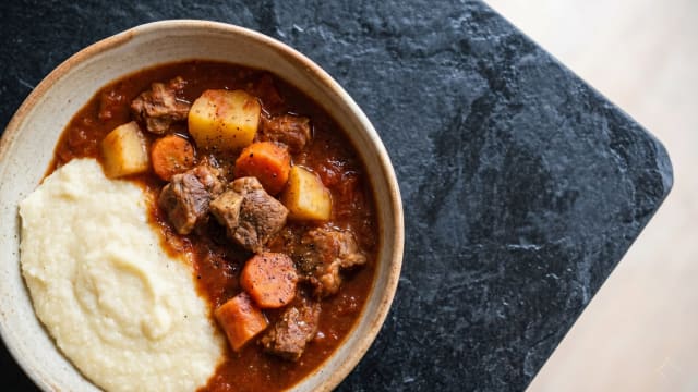 Lamb Stew with Papa (Lamb Stew and Maize Porridge)