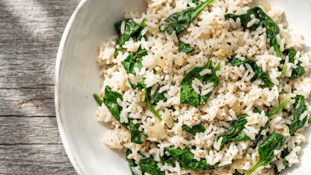 Vary Amin'anana (Rice with Greens)
