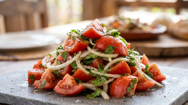 Lasary Voatabia (Tomato and Onion Salad)