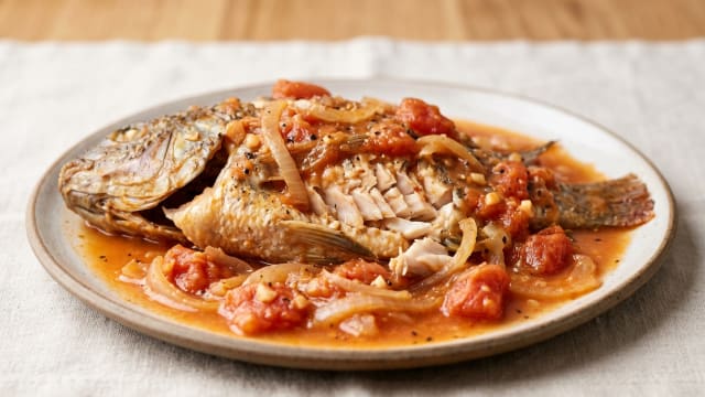Chambo (Malawian Tomato and Onion Fish Stew)