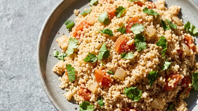 Fonio à la Tomate (Tomato Fonio Pilaf)