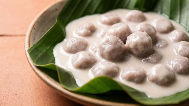 Micronesian-Style Taro Dumplings in Coconut Milk