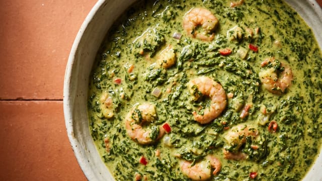 Matapa (Cassava Leaf and Peanut Stew)