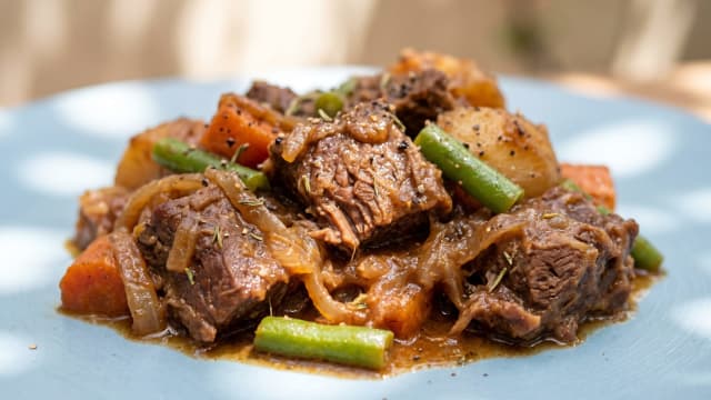 Potjiekos (Namibian Slow-Cooked Beef Stew)