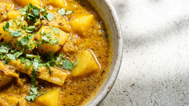 Aloo Tama (Potato and Fermented Bamboo Shoot Curry)