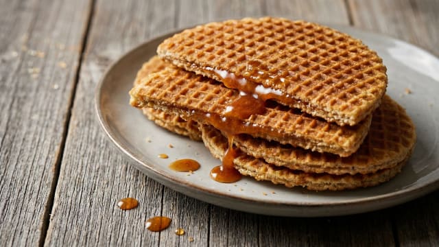 Stroopwafels (Caramel Syrup Waffles)