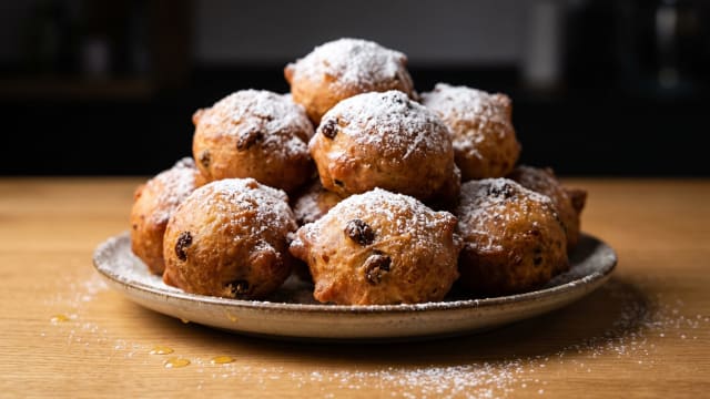 Oliebollen (Dutch Fried Dough Balls)