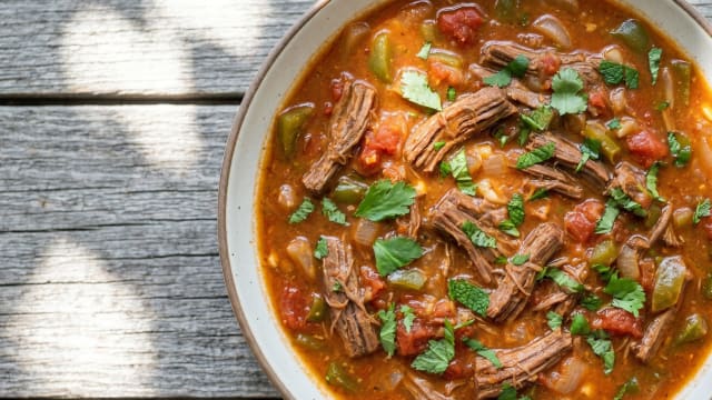 Indio Viejo (Corn-Thickened Shredded Beef Stew)