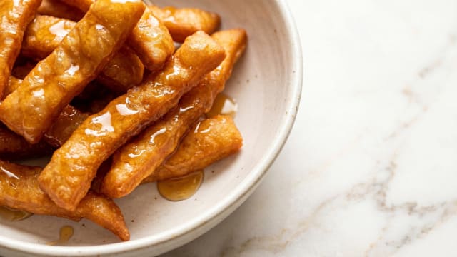 Honey-Glazed Fried Dough Strips