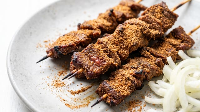 Suya (Spiced Grilled Beef Skewers)