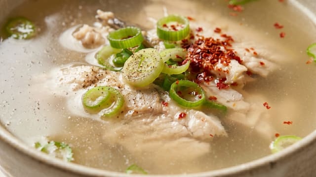 North Korean-Style Grey Mullet Soup