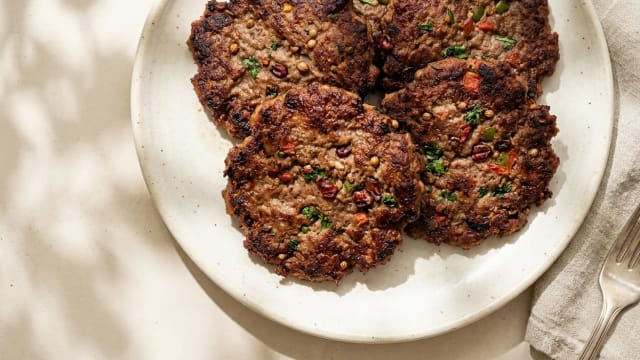 Chapli Kebab (Spiced Beef Patties)