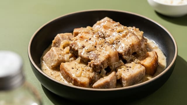 Palau-Style Coconut-Braised Pork and Taro
