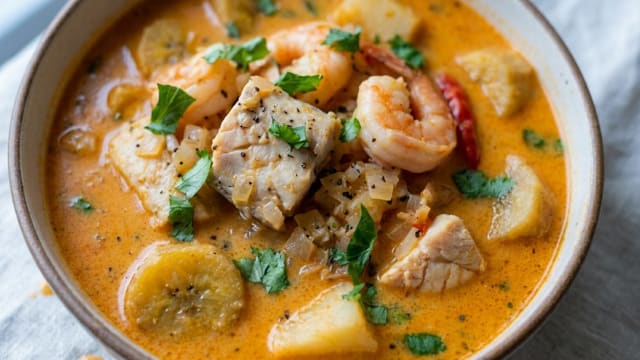 Rondón de Mariscos (Coconut Seafood Stew)