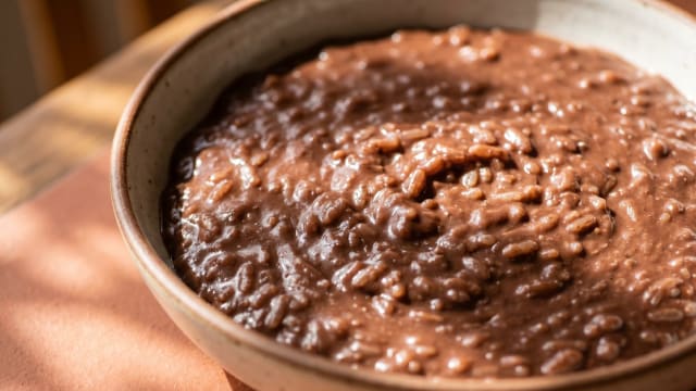 Koko Alaisa (Samoan Cocoa Rice Pudding)