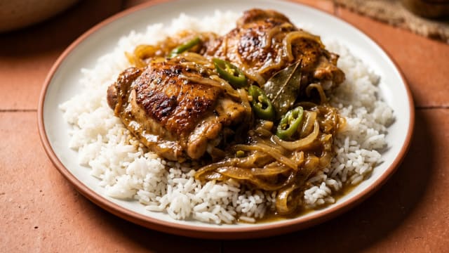 Poulet Yassa (Lemon-Onion Chicken)