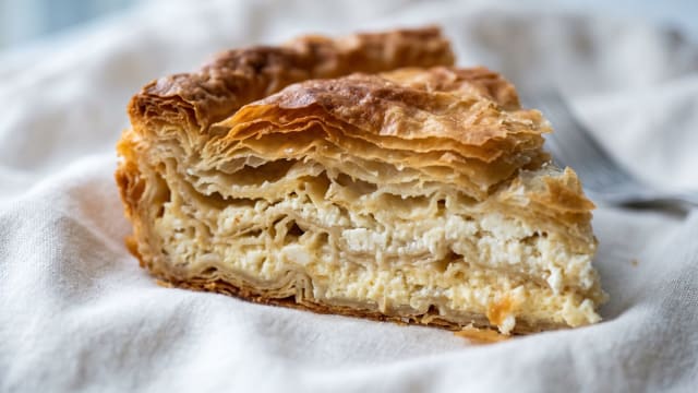 Gibanica (Serbian Cheese Phyllo Pie)
