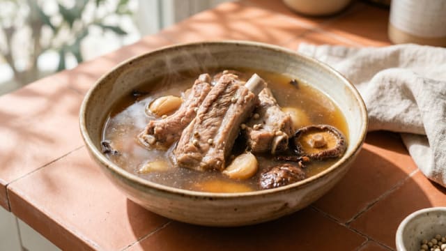 Bak Kut Teh (Peppery Pork Rib Soup)