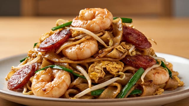 Char Kway Teow (Stir-Fried Flat Rice Noodles)