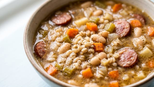Ričet (Barley and Bean Stew)