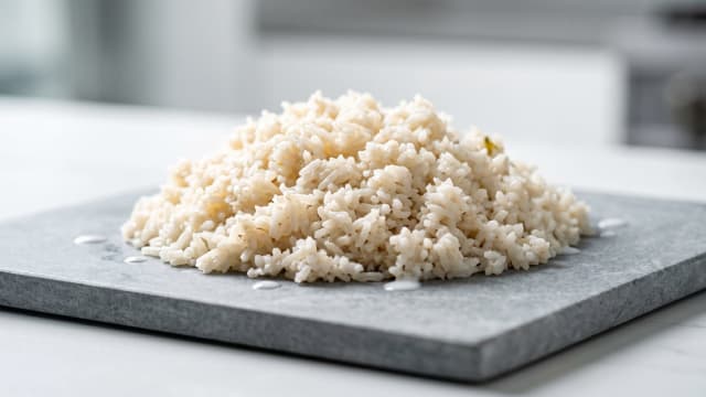 Coconut Rice with Lime Leaf