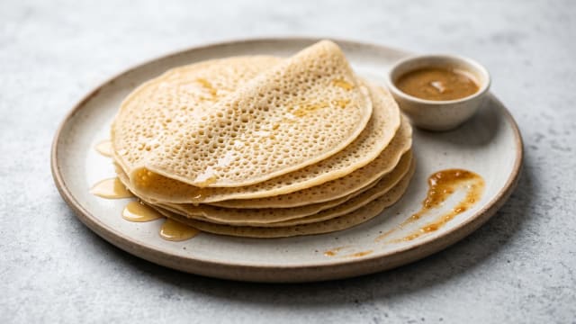 Canjeero (Fermented Somali Pancakes)