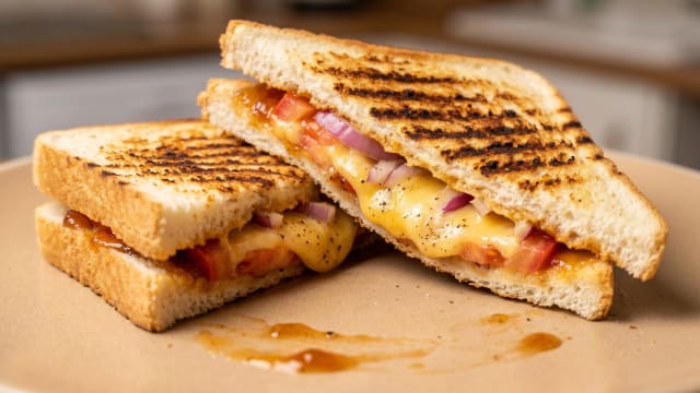 Braaibroodjies (Grilled Cheese and Tomato Sandwiches)