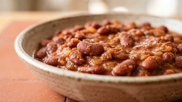 Spiced Red Beans in Tomato Sauce