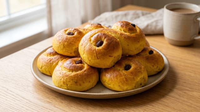 Lussekatter (Swedish Saffron Buns)