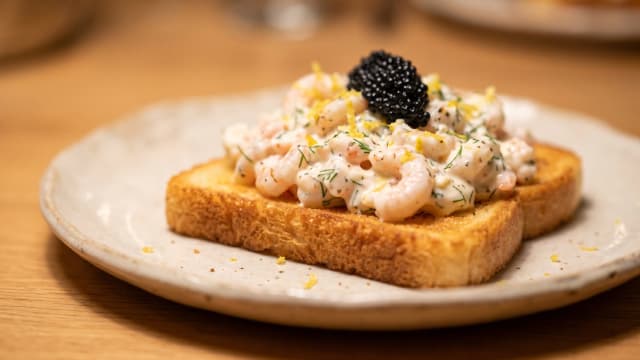 Toast Skagen (Shrimp Toast with Caviar)