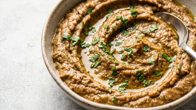 Mutabbal (Roasted Eggplant and Tahini Dip)